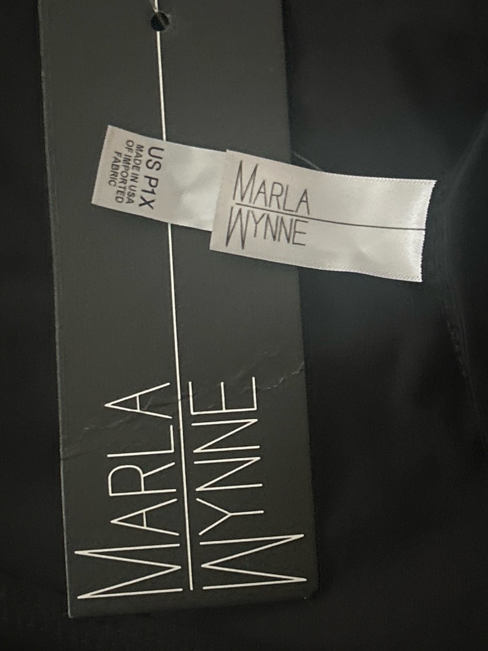NWT Marla Wynne Balloon Lantern Hem Dress Sleeveless With Scoop Neck Sz 1X - Picture 6 of 8